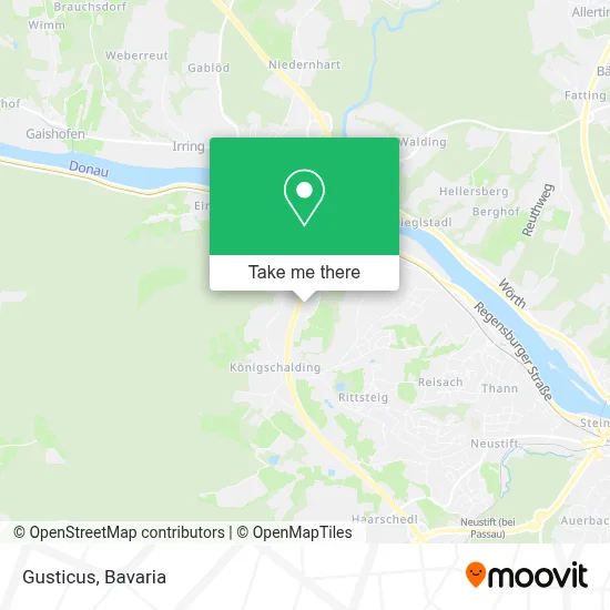 Gusticus map