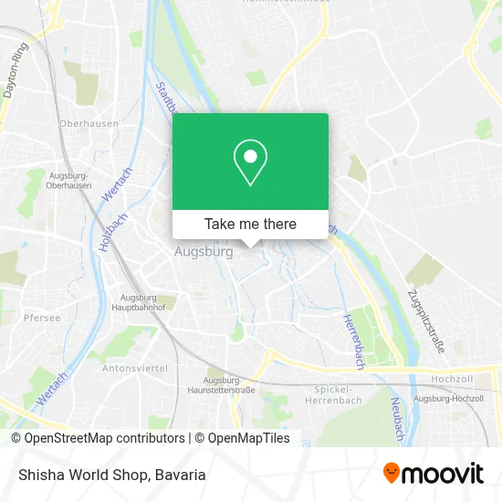 Shisha World Shop map