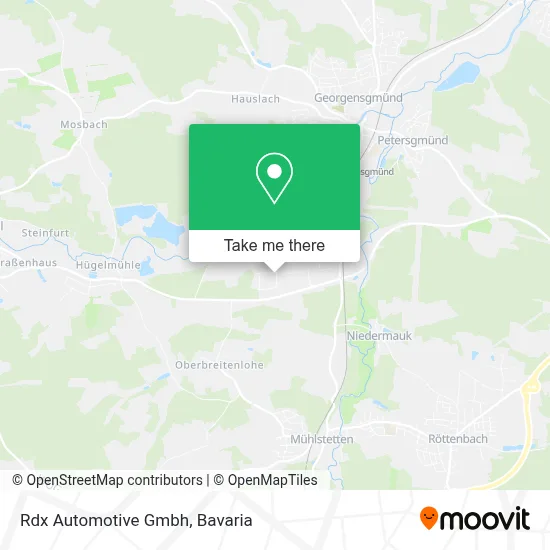 Rdx Automotive Gmbh map