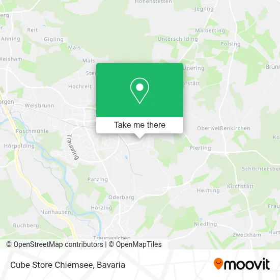 Cube Store Chiemsee map