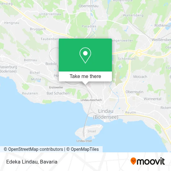 Edeka Lindau map
