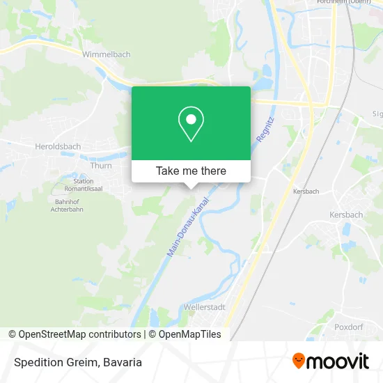 Spedition Greim map