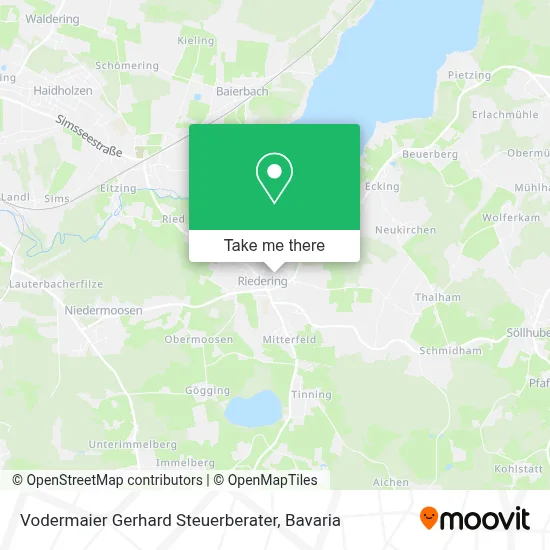 Vodermaier Gerhard Steuerberater map