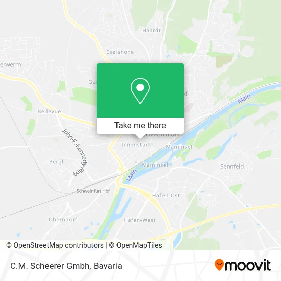 C.M. Scheerer Gmbh map