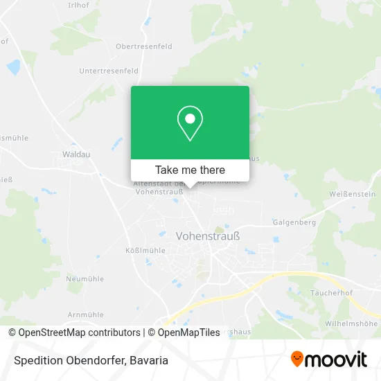 Spedition Obendorfer map