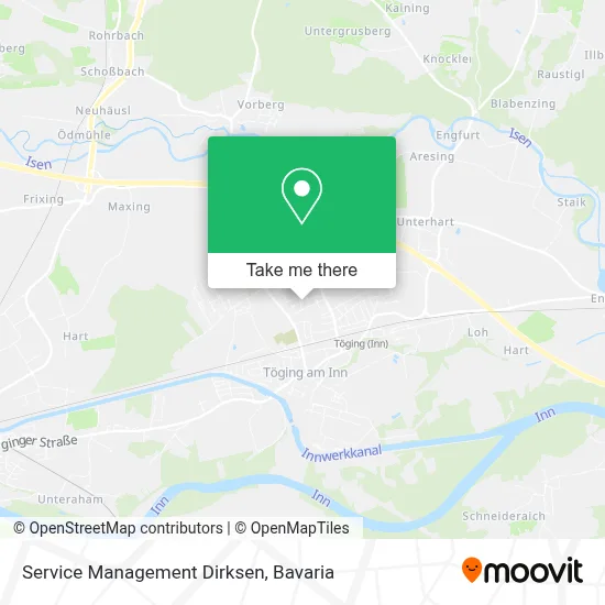 Service Management Dirksen map