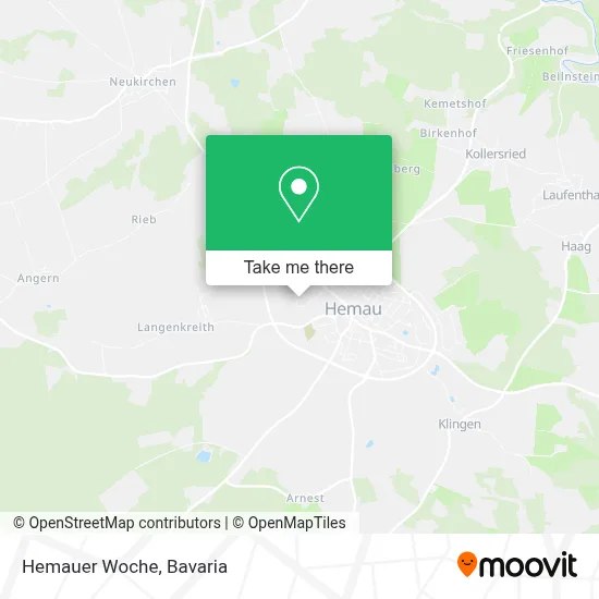 Hemauer Woche map