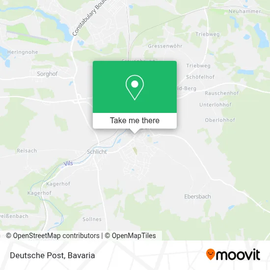 Deutsche Post map