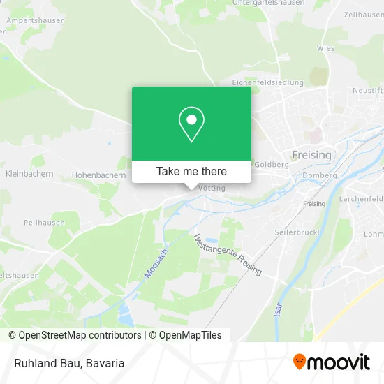 Ruhland Bau map