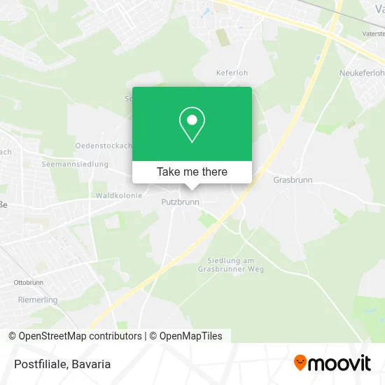 Postfiliale map