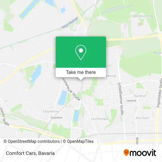 Comfort Cars map