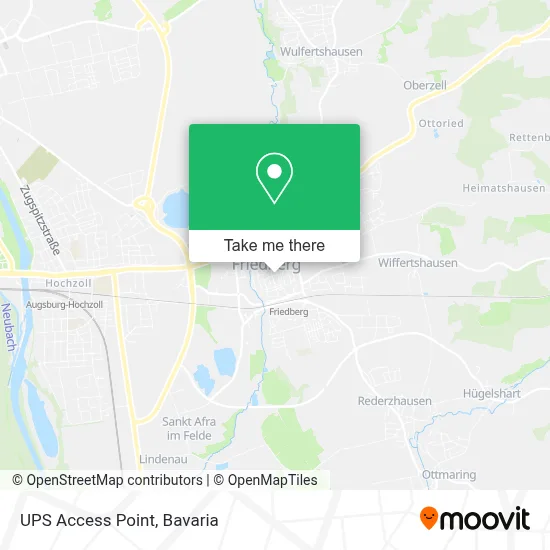 Ups Access Point map