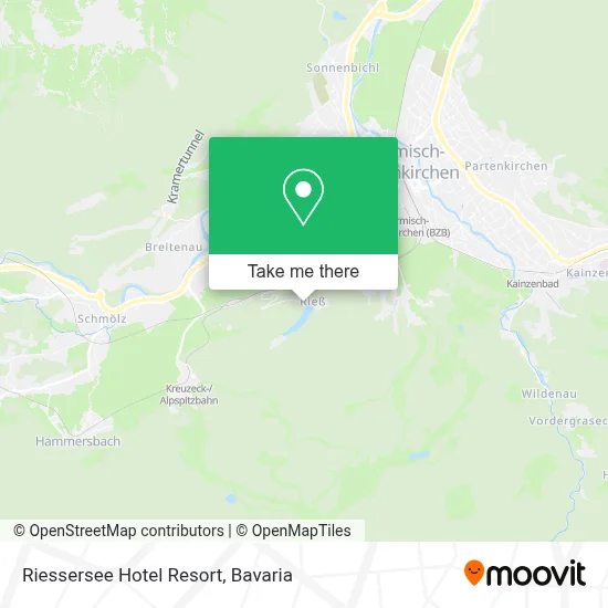 Riessersee Hotel Resort map