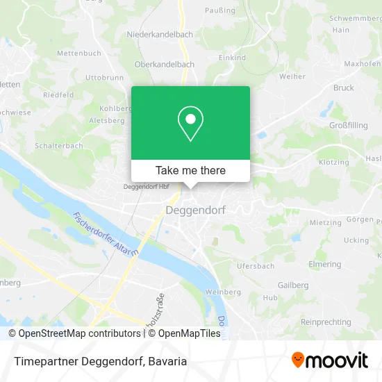 Timepartner Deggendorf map