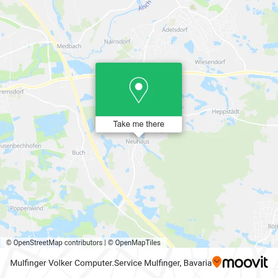 Mulfinger Volker Computer.Service Mulfinger map