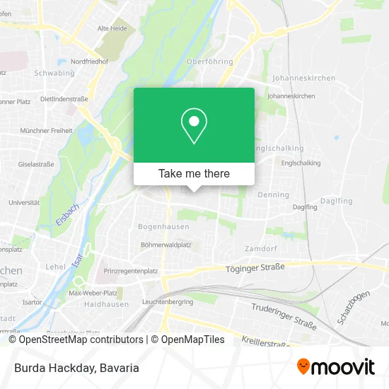 Burda Hackday map