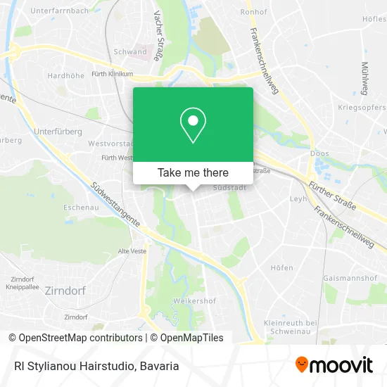 Rl Stylianou Hairstudio map