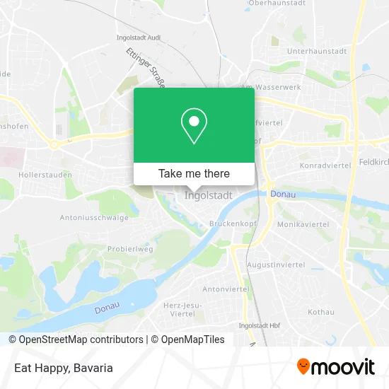 Eat Happy map