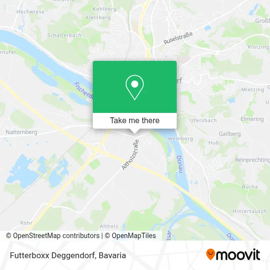 Futterboxx Deggendorf map