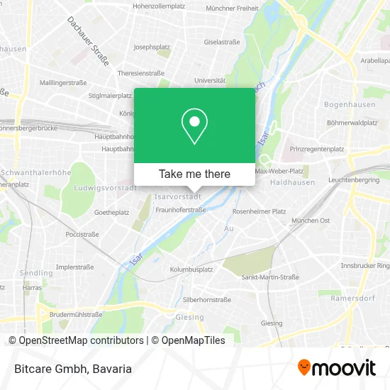 Bitcare Gmbh map