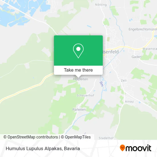 Humulus Lupulus Alpakas map