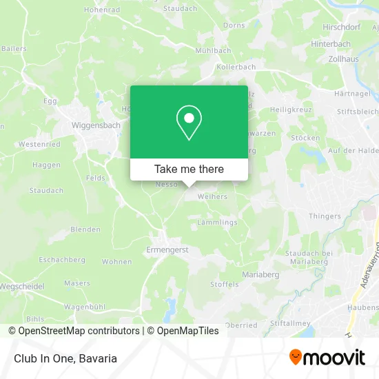 Club In One map