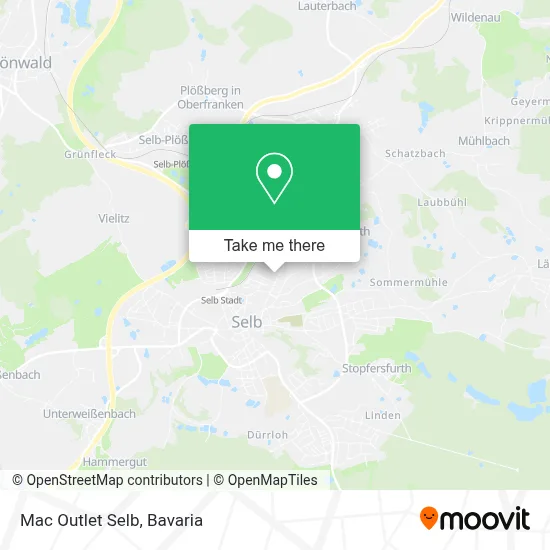 Mac Outlet Selb map