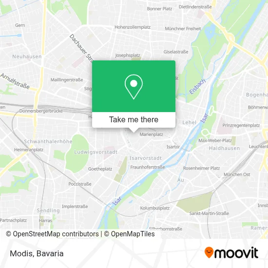 Modis map