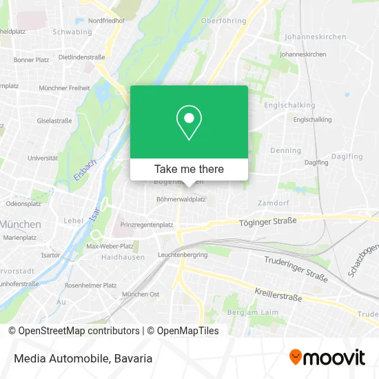Media Automobile map