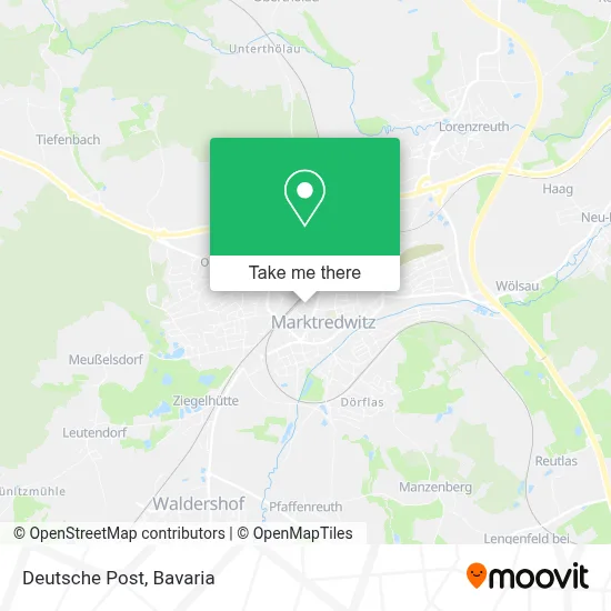 Deutsche Post map