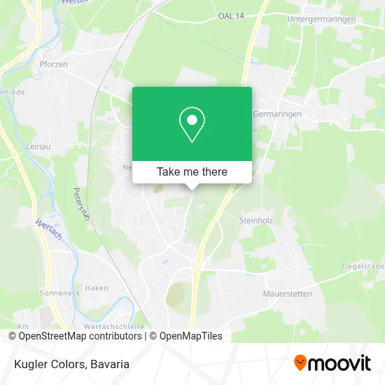 Kugler Colors map