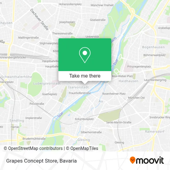 Grapes Concept Store map