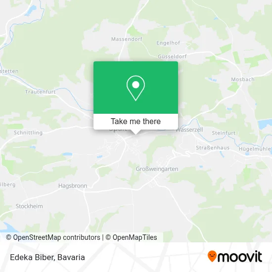 Edeka Biber map