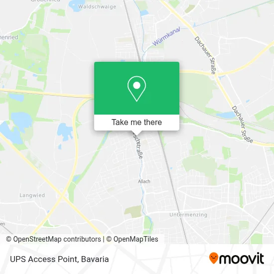 Ups Access Point map