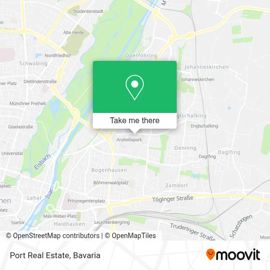 Port Real Estate map