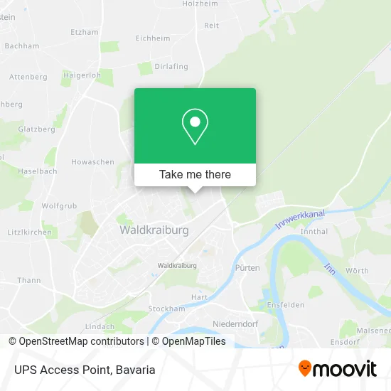 Ups Access Point map