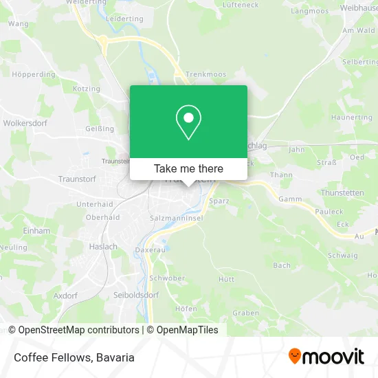 Coffee Fellows map