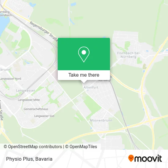 Physio Plus map