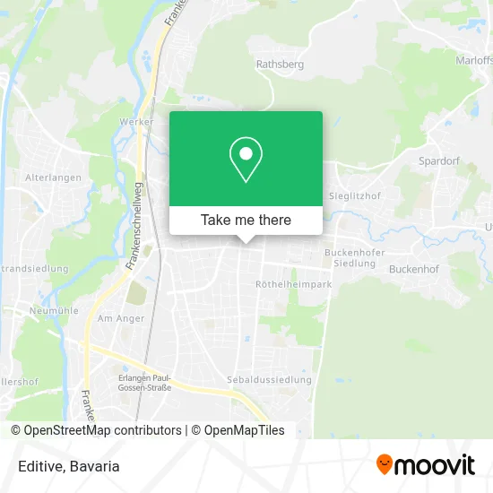 Editive map
