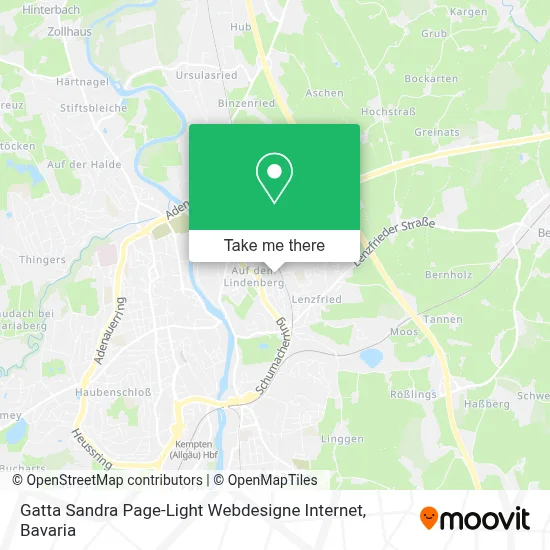 Gatta Sandra Page-Light Webdesigne Internet map
