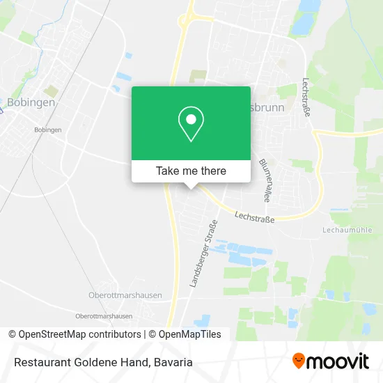 Restaurant Goldene Hand map