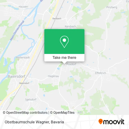 Obstbaumschule Wagner map