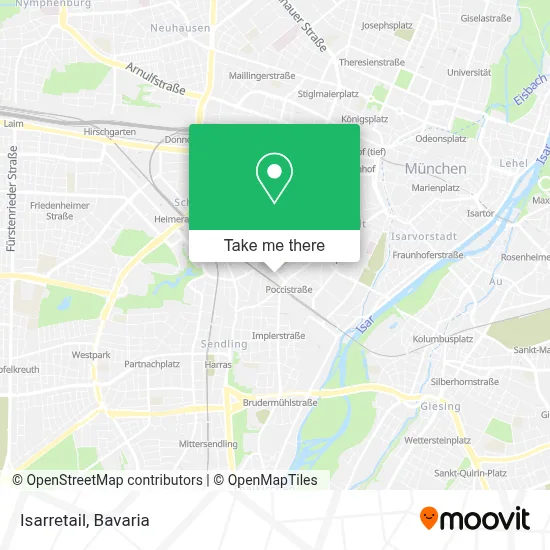 Isarretail map