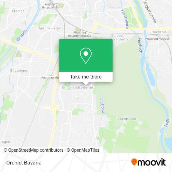 Orchidea map