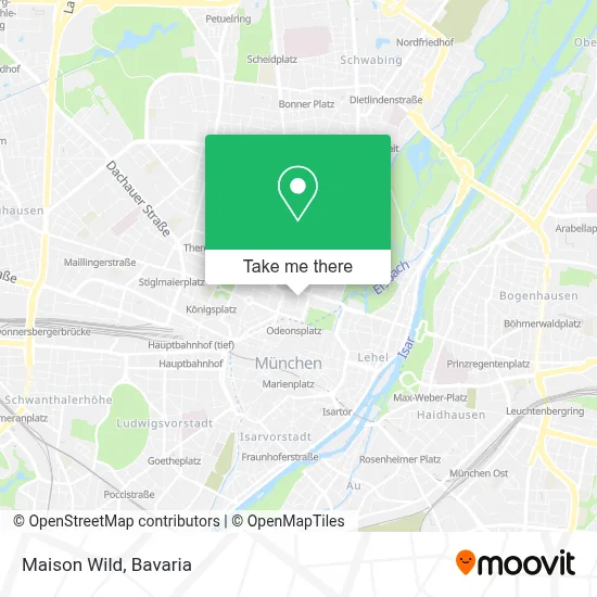 Maison Wild map