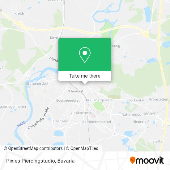 Pixies Piercingstudio map