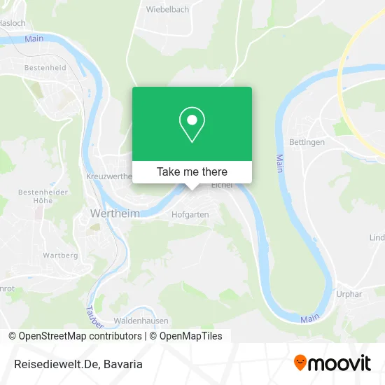 Reisediewelt.De map