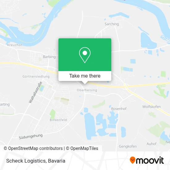 Scheck Logistics map