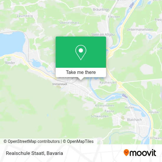 Realschule Staatl map