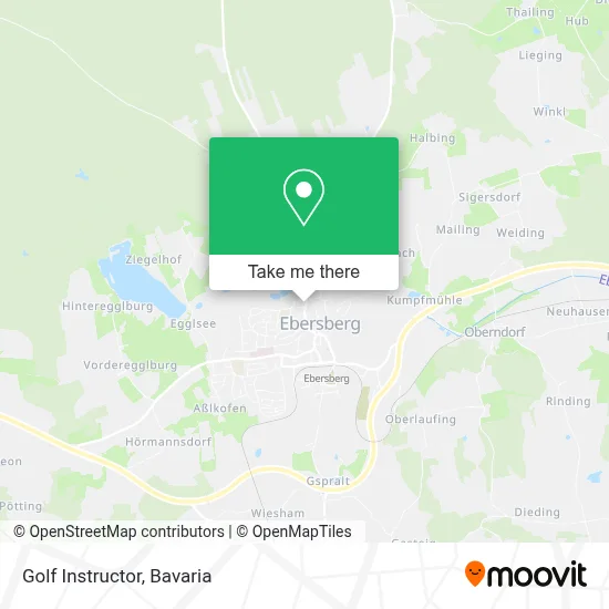 Golf Instructor map